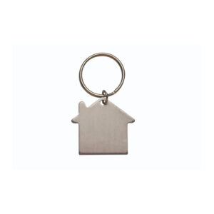 chaveiro, chaveiro de metal, comprar chaveiro no rio de janeiro, chaveiro placa de metal, chaveiro placa de metal em formato de casa, chaveiro de metal com pintura fosca, chaveiro com pintura fosca liso frente e verso