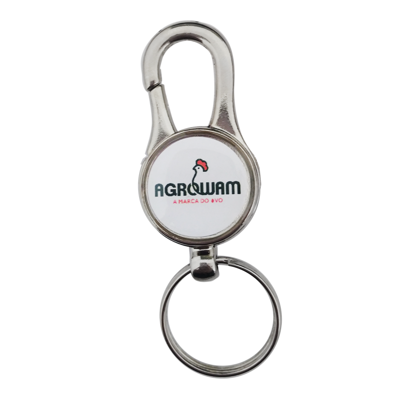 comprar chaveiro no rio de janeiro, chaveiro de metal, chaveiro mosquetão, chaveiro material zamac, chaveiro gravação digital, chaveiro gravação digital em vinil autoadesivo um lado, chaveiro acabamento resina epóxi cristal, chaveiro banho níquel, chaveiro argola em aço, chaveiro embalado em plástico transparente, chaveiro modelo cadeado pequeno, chaveiro