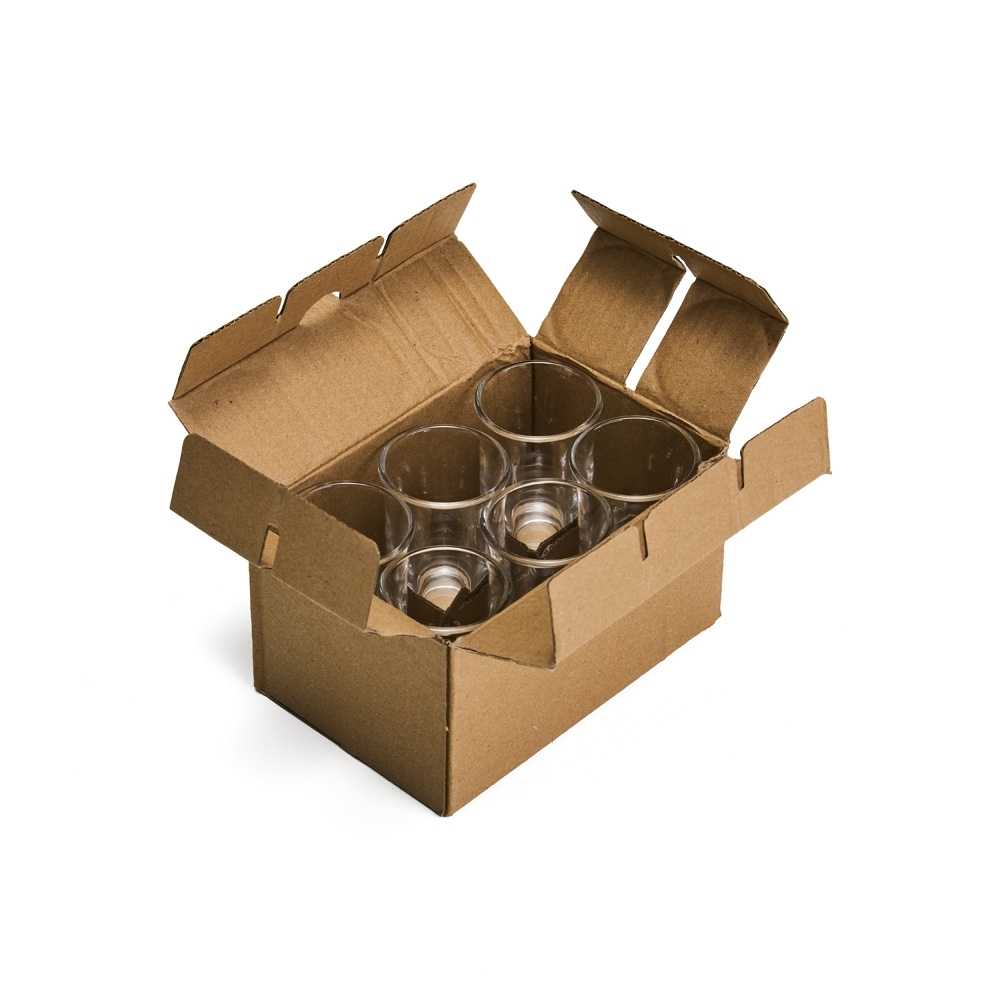 Kit Copo Vidro 50ml 6 Peças